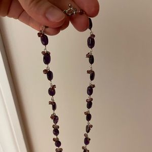 Purple necklace
